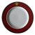 Red Salad Plate by Versace from Rosenthal, 1990 For Sale