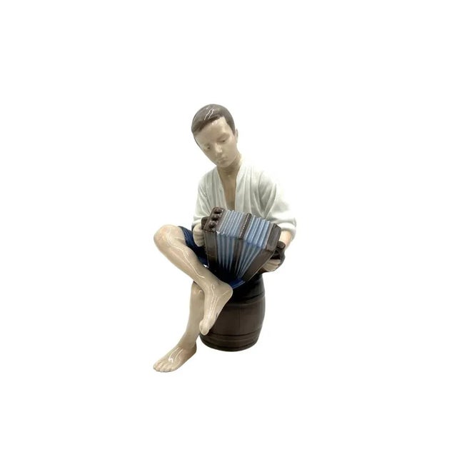 Danish Boy Figurine in Porcelain from Bing & Grondahl, 1950s For Sale - Image 9 of 9