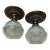 Pair of Halophane Glass Ceiling Lights Circa 1910’s For Sale