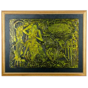"Mirrows & Combs" Nigerian Metal Relief