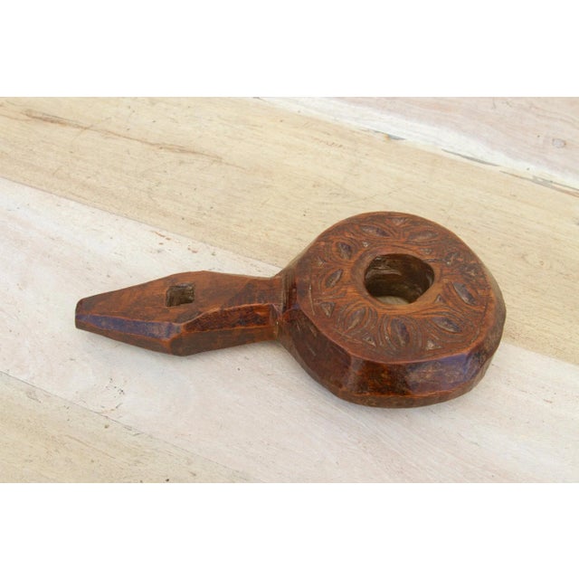 Rustic Floral Motif Himalayan Handle For Sale - Image 4 of 7