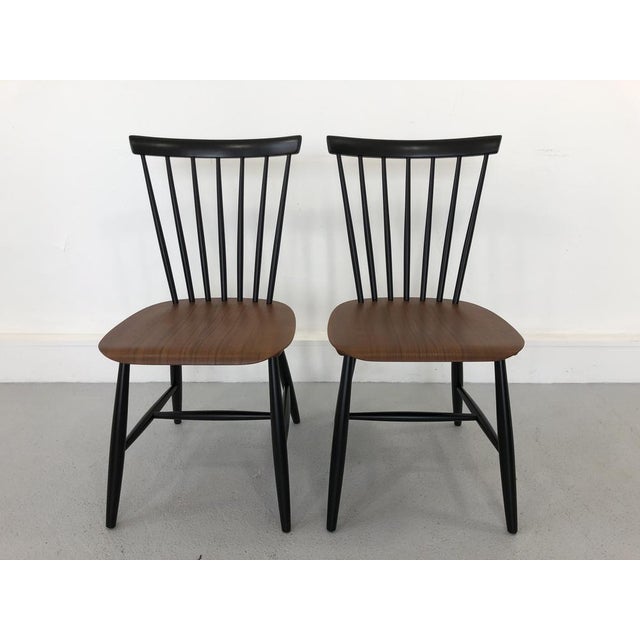 1960s Set of Swedish Chairs Teak by S. E. Fryklund for Hagafors, 1960s For Sale - Image 5 of 16