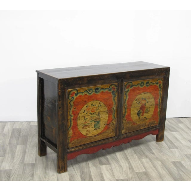 Hand Painted Mongolia Sideboard For Sale In Greensboro - Image 6 of 12