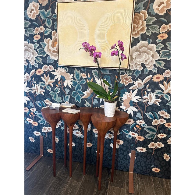 Brown Agrippas 7 Leg Esgrimas Console Table For Sale - Image 8 of 8