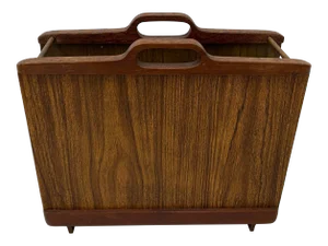 Ernest Sohn Siamese Teak Magazine Holder C.1960s