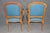 French Louis XV Style Walnut and Leather Set of 10 Dining Chairs C. 1940s For Sale - Image 4 of 14