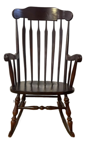 Vintage Virginia House High Arrow Back Windsor Rocking Chair