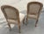 Early 20th Century Early 20Thc French Small Chairs in Linen For Sale - Image 5 of 6