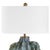 2020s Ruffle Up Blue Green Table Lamp For Sale - Image 5 of 7