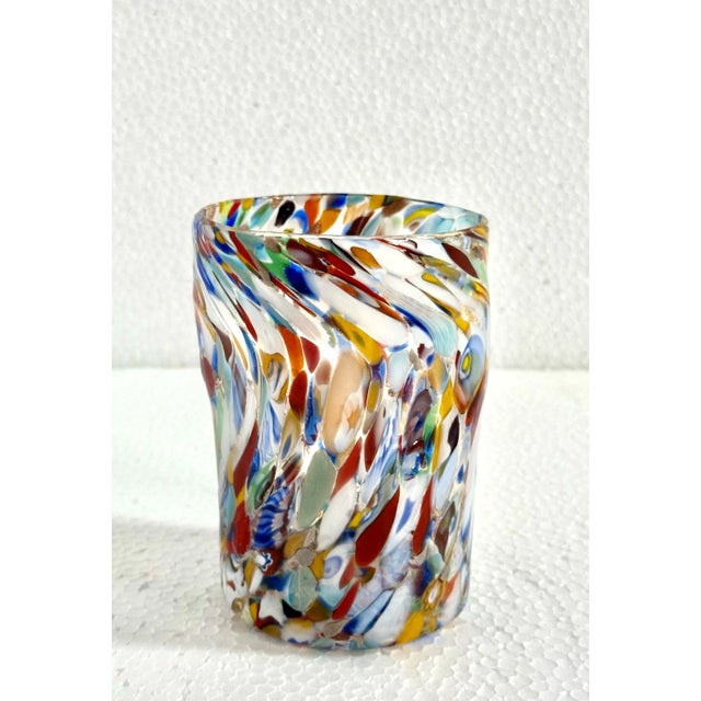 Murano Murano Style Goto Drinking Glass - Egg Skin For Sale - Image 4 of 6