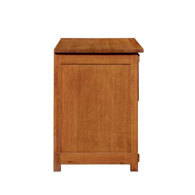 Mission Oak 2 Drawer Lateral File Cabinet - Michael's Cherry Stain For Sale - Image 11 of 11
