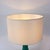Vintage Portuguese Turquoise Opaline Glass Table Lamp, 1960s For Sale - Image 12 of 14