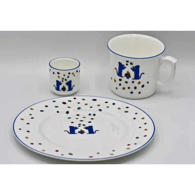 Cartier Childs Porcelain Dinner Set- 3 Pieces For Sale - Image 10 of 10
