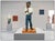 The artwork here, "Lil Slugger", is a wonderful depiction of a young boy with a baseball bat, that is saturated with acute...
