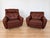 2000 - 2009 Vintage Burgundy Leather Lounge Chairs by Svend Skipper, Denmark For Sale - Image 5 of 11