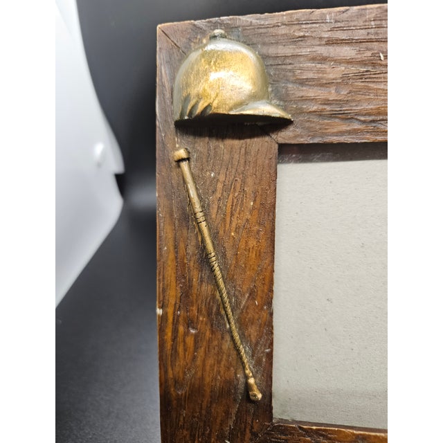 Art Deco Vintage Equestrian / Jockey / Horse Themed Dezine Picture Frame For Sale - Image 3 of 5