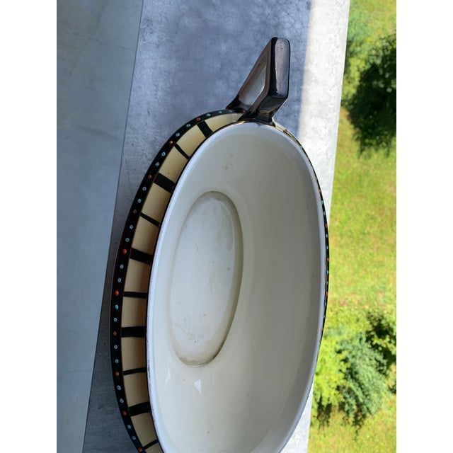 Jugendstil Set by Charles Catteau for Boch-Keramis La Louvière, 1920, Set of 3 For Sale - Image 10 of 18