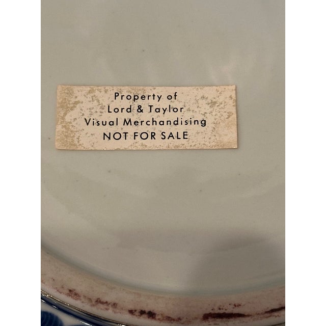 Large Chinese Blue & White Antique Bowl For Sale - Image 9 of 9