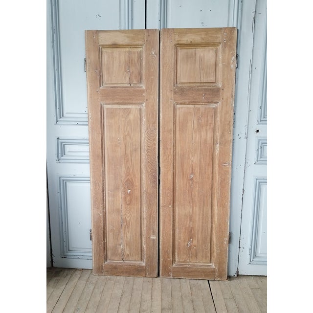 Antique Wooden Shutters, 1700s, Set of 2 For Sale - Image 10 of 10