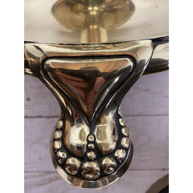 Dutch Smokers Table in Brass with Accessories from KMD-Daalderop, 1930s, Set of 5 For Sale - Image 17 of 18