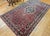 Red Vintage Bidjar Gallery Rug, Hand-Knotted Wool, Geometric Medallion Pattern, Red & Navy, 5x9 For Sale - Image 8 of 17