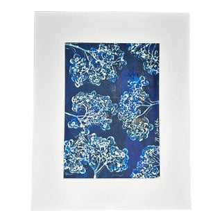 Botanical Impressions No. 03 — Original Acrylic Monoprint Wildflower Umbels For Sale