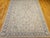 Light Gray Vintage Turkish Oushak Room Size Rug, Hand-Knotted Wool, Ivory, Blue, 8' x 10' For Sale - Image 8 of 16