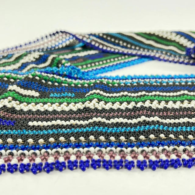 Early 20th Century Ndebele Beaded Wedding Veil MATTER COLLECTION For Sale - Image 4 of 8