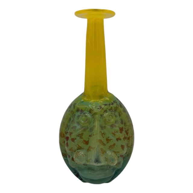 Rio Face Vase by Bertil Vallien for Kosta Boda, 1990s For Sale