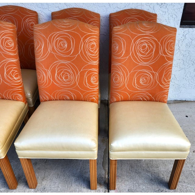 Contemporary Modern Dining Chairs Set of 8 For Sale In Miami - Image 6 of 12
