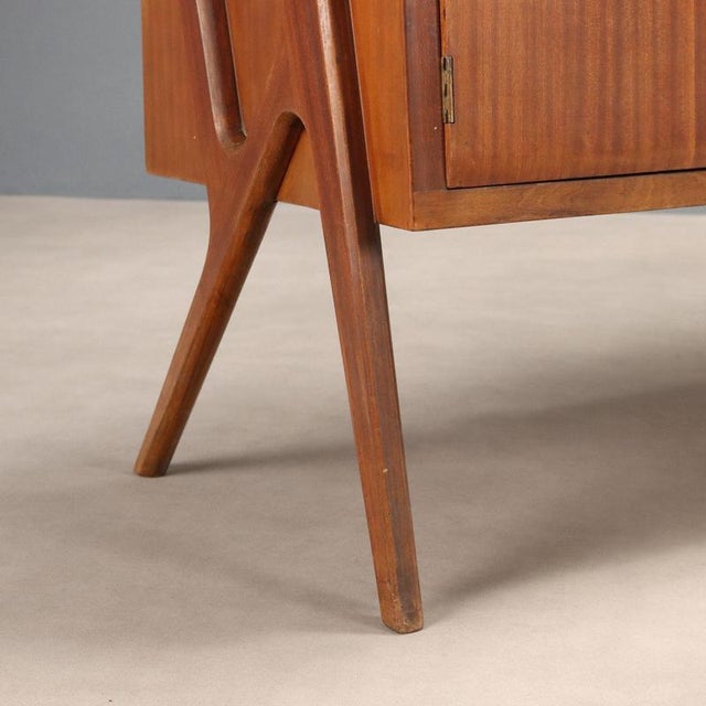 Vintage Sideboard with Mirror, 1960s For Sale - Image 9 of 12