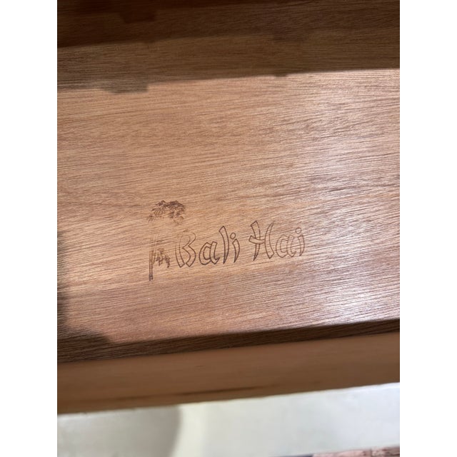 1960s 1960s Henry Link Bali Hai Chest of Drawers For Sale - Image 5 of 10