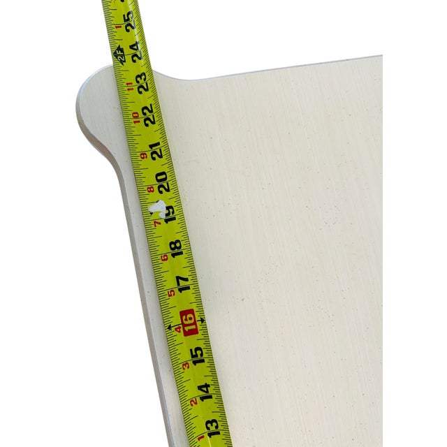 Vintage Henry Link Bali Hai Faux Bamboo Nightstand – Original Cream Finish For Sale - Image 10 of 12