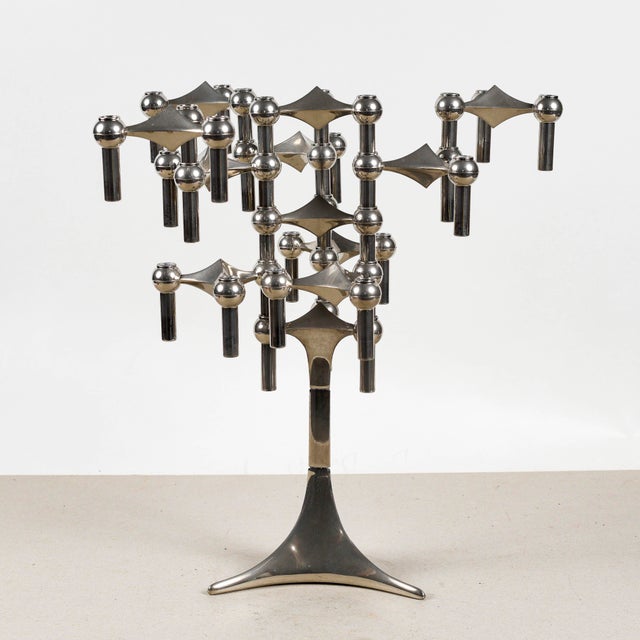 Modern Orion Modular Candelabra by Fritz Nagel for BMF, 1960s For Sale - Image 3 of 14