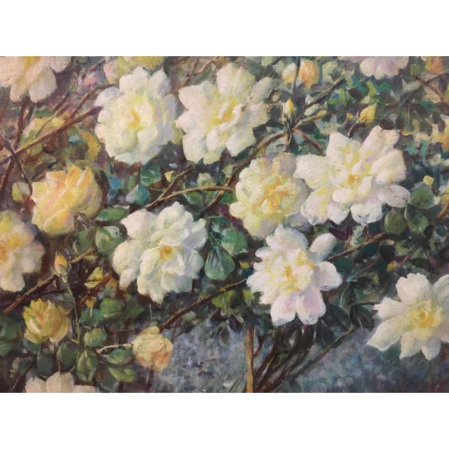 Early 21st Century Still Life of Flowers, Italian School, Italy, Oil on Canvas, Framed For Sale - Image 5 of 9