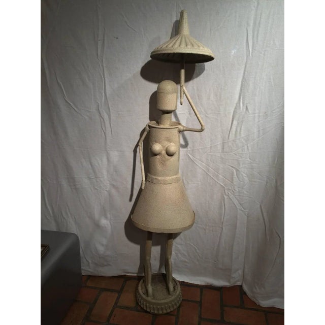 Mid-Century Modern Lifesize Sculpture "Silent Rain " by Jon Westberg For Sale - Image 3 of 12