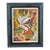 Mid Century Modern Art Original Abstract Expressionism Multi-Color Canvas Framed For Sale
