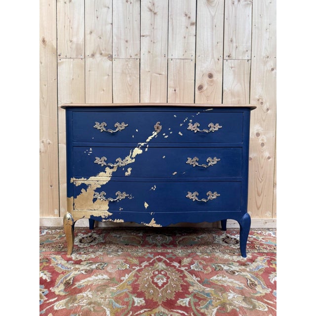 Louis XV Style Chest of Drawers, 1890s For Sale - Image 6 of 6