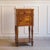 Brown Antique Bedside Table with Marble Top and Marble Lining, 1890s For Sale - Image 8 of 18