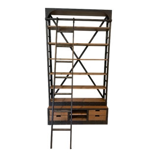 Restoration Hardware 1950s Dutch Shipyard Triple Shelving For Sale