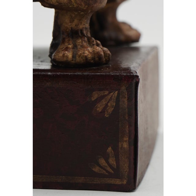 1970s Pair of Toleware Urns Cachepots For Sale - Image 9 of 11