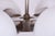 Mid-Century Modern Mid-Century Chandelier in Chrome and Glass by Kamenický Šenov, Czech, 1960s For Sale - Image 3 of 10