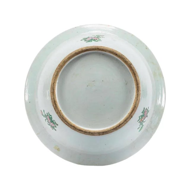 Figurative 19th Century Chinese Rose Medallion Centerpiece or Punch Bowl For Sale - Image 3 of 6