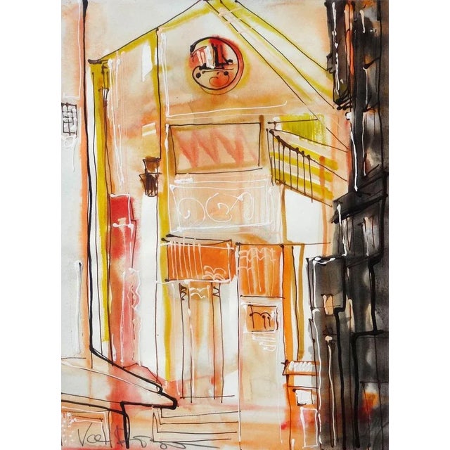 Early 21st Century Maris Abilevs, Riga, 2010, Watercolor on Paper For Sale - Image 5 of 5