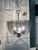 Contemporary 1970s Retro Smoked Glass Chandelier Pendant Light Fixture For Sale - Image 3 of 12