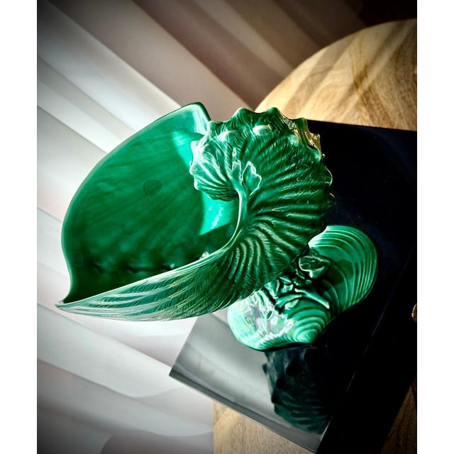 Art Deco Nautilus Shell Centrepiece from Wedgwood, England, 1930s For Sale - Image 3 of 18