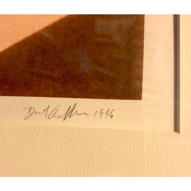 1990s David Aschkenas, Large Vintage Photograph Polaroid Transfer Photo Print Borsalino Hat Signed 1996, 1996 For Sale - Image 5 of 6