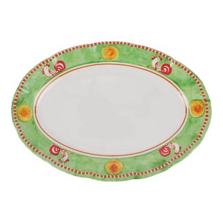 Campagna Gallina Oval Melamine Platter For Sale