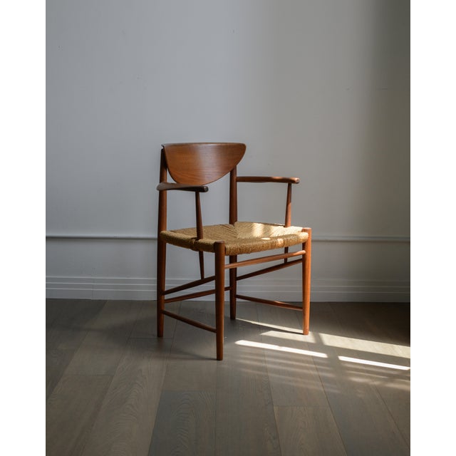 Peter Hvidt and Orla Mølgaard-Nielsen Danish Mid-Century Modern Chair Attributed to Hvidt & Mølgaard-Nielsen, 1960s For Sale - Image 4 of 7