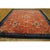 Art Deco 1920s Burnt Orange Field Floral Deco Oriental Antique Chinese Peking Knotted Rug For Sale - Image 3 of 10